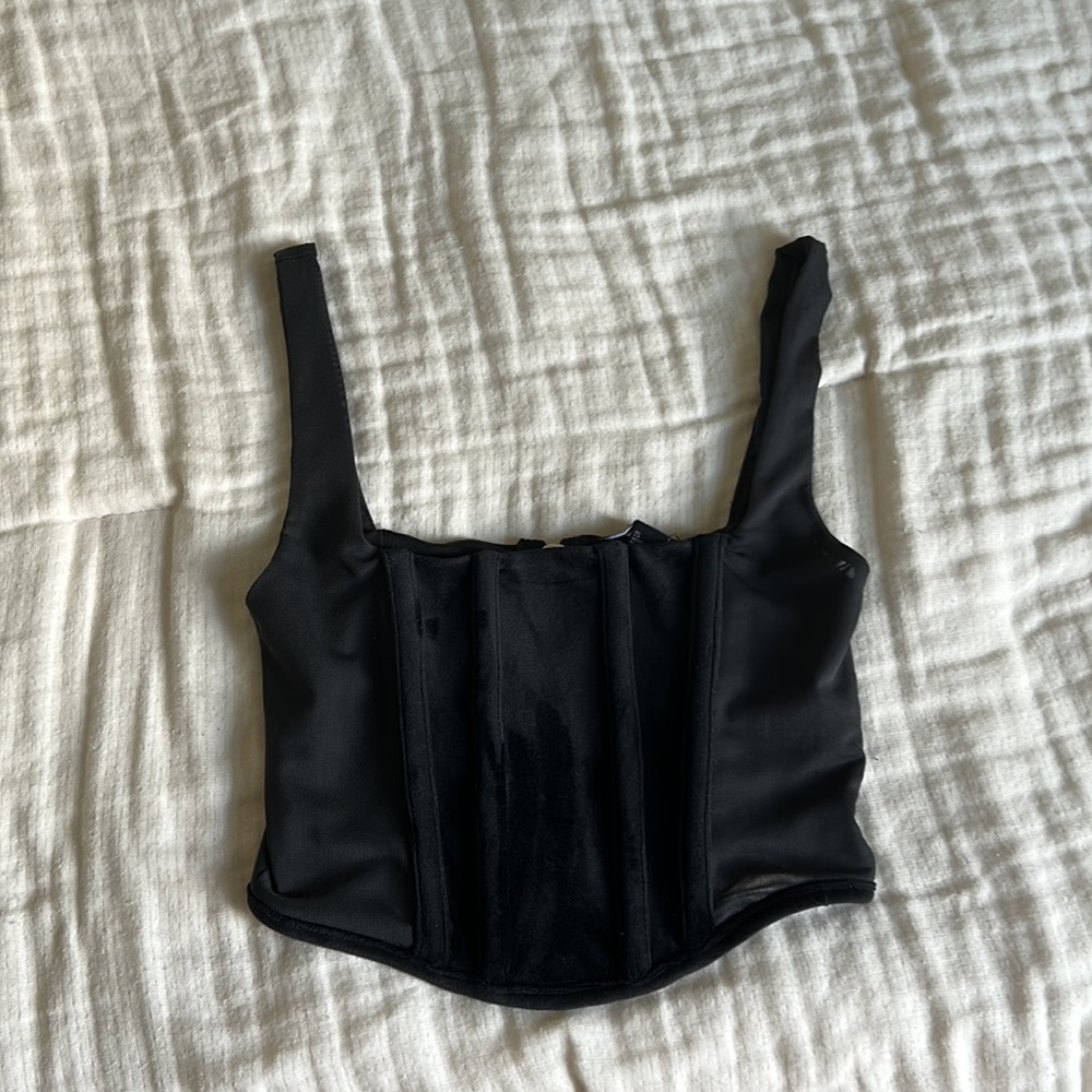 Stretchy, comfortable, corset style tank top